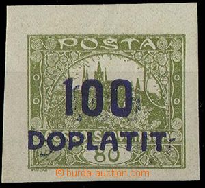 24136 - 1922 Pof.DL24a s fialovým přetiskem, luxusní střih, zk. 