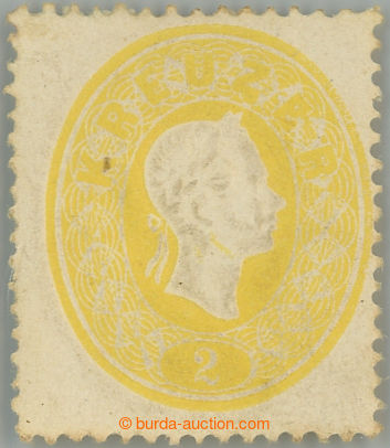 241385 - 1861 Ferch.19a, FJ I. 2Kr dotter gelb; pěkný kus s původn