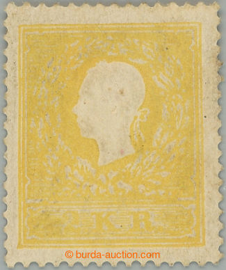 241389 - 1858 Ferch.10Ia, FJ I. 2Kr I. typ žlutá; pěkný kus s pů