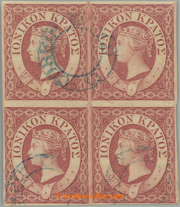 241391 - 1859 KORFU/ britská okupace, SG.3, Viktorie 2P ve 4-bloku s