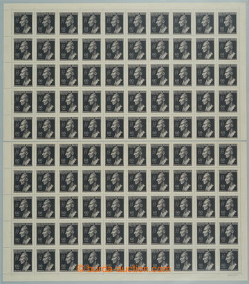 241435 - 1943 COUNTER SHEET / Pof.111, Heydrich 60+440h, complete 100
