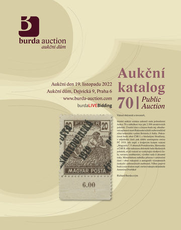 241642 - 2022 BURDA AUCTION s.r.o., catalogue jednodenní Aukce 70, c