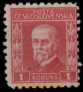 24170 - 1925 Pof.201a, typ VI., průsv.7, decentr., svěží, zk. St
