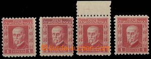 24176 - 1925 4ks Pof.200, průsv.5, 6, 7, 8, 2x stopa po nálepce.