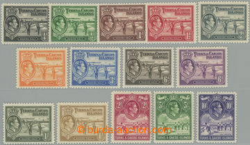 241820 - 1938-1945 SG.194-205, George VI. ¼d - 10Sh, complete set; v