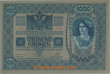 241886 - 1902 Ba.RU11, 1000 Koruna 1902, background print grey-green,