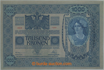 241887 - 1902 Ba.RU11, 1000K 1902, podtisk šedozelený, série 1292;