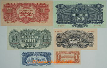 241898 - 1944 Ba.56-61, complete set 6 pcs of Moskevských orders, va