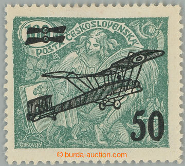 241928 -  Pof.L4 plate variety 1, II. provisional air mail stmp. 50/1