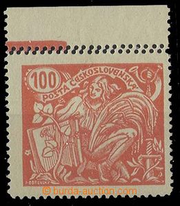 24193 -  Pof.173A, typ.III., horní krajová známka s dvojitou perf