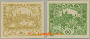 241954 -  Pof.170Nb-171Nb, imperforated Hradčany 40h and 60h without