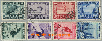 241989 - 1933-1936 ANK.551-554, 623-626, FIS I. a II.; dvě kompletn�