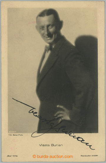 242019 - 1940- BURIAN Vlasta (1891–1962), král komiků, herec, spo