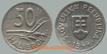 242076 - 1944 SLOVENSKO 1939-1945 / 50 haléř 1944; drobné rysky, v