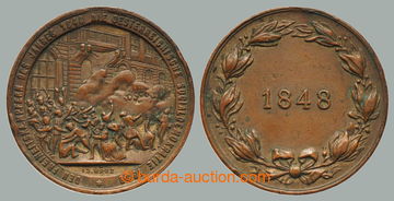 242123 - 1898 AUSTRIA / Br medal Austrian social democracy, 50. anniv