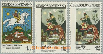 242134 - 1970 Pof.1824 II. typ, Lada 1Kčs, tmavomodrá s modrými sk