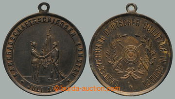 242140 - 1893 STŘELECKÉ MEDAILE / CHOMUTOV / AE medaile Zemský spo