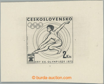 242247 - 1972 PLATE PROOF  Pof.1958, Summer Olympic Games Munich (Mü