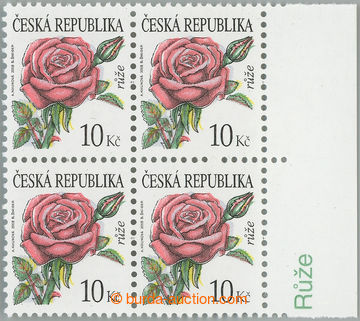 242324 - 2008 Pof.543 production flaw, Beauty of Flowers 10CZK, R mar