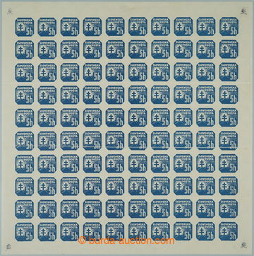 242567 - 1940-1942 ARCHOVINA / Sy.NV11Y VV, Znak (II) 5h modrá, prů