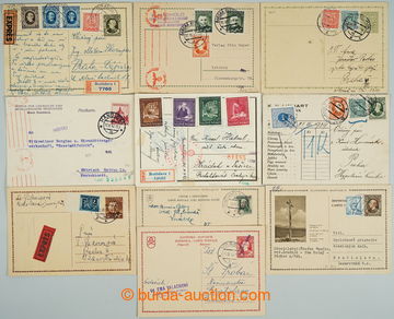 242569 - 1939-1945 SESTAVA / 10ks různých dofr. celin a lístků, m