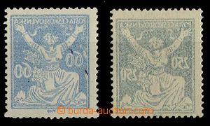 24260 - 1920 Pof.157A, 161A s úplnými strojovými otisky.