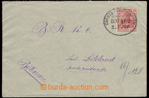 24261 - 1907 GERMANY  letter addressed to to Czechoslovakia as poste