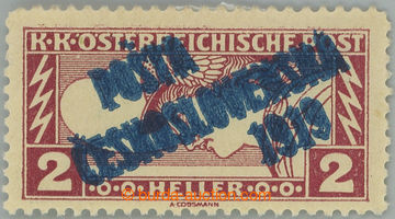 242656 -  Pof.57A Pd, Obdélník 2h hnědočervená s dvojitým modr