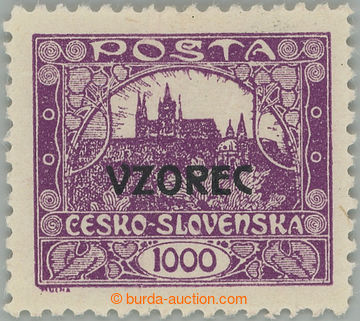 242662 -  Pof.26Lvz, 1000h violet with line perforation 10½ and with