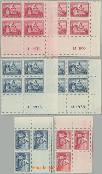 242674 - 1935 Pof.289K-290K, Arras 1CZK and 2CZK, complete set LR cor