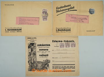 242679 - 1935 comp. 3 pcs of commercial envelopes greater format, 1x 