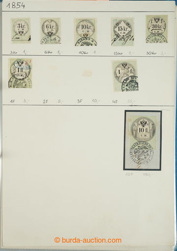 242770 - 1854-1918 [SBÍRKY]  RAKOUSKO-UHERSKO / zajímavá rozpracov