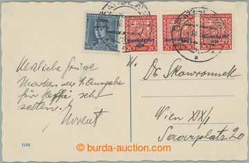 242851 - 1939 FIRST DAY ISSUE / postcard to Wien (Vienna), with Štef