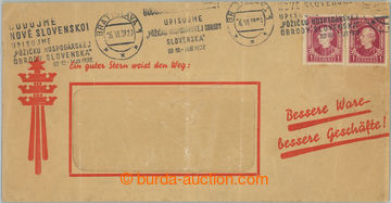 242862 - 1939 Mng.S58, identification entire, commercial window envel