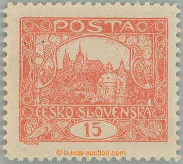 242898 -  Pof.7D Is/IIp, 15h bricky red, line perforation 11½, assoc