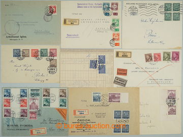242965 - 1939-1945 sestava 13ks celistvostí, obsahuje mj. 3x dopis s