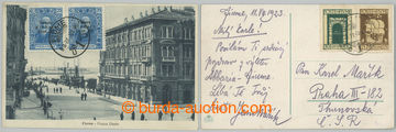 242986 - 1920-1923 2 Ppc sent to Czechoslovakia, with Mi.97 2x, 156, 