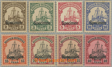 243032 - 1901 Mi.11-18, Emperor´s Yachts 2Pesa-40Pesa, all SPECIMEN;