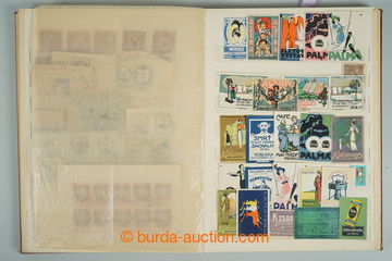 243034 - 1900-1950 [SBÍRKY]  REKLAMNÍ NÁLEPKY + PAPÍROVÉ PEČET