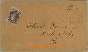 243047 - 1847 letter from New York to Philadelphia, with Sc.1, Frankl