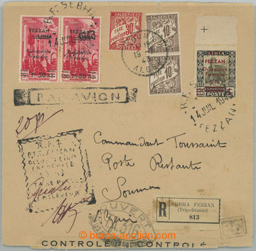243069 - 1943 FRANCOUZSKÁ OKUPACE / R-Let-dopis do alžírské Soumy