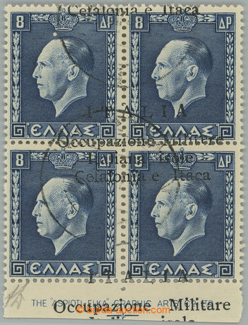 243074 - 1941 CEFALONIA - Italská okupace / Sass.10 + 10ub, 4x řeck