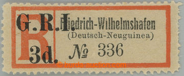 243119 - 1915 BRITISH OCCUPATION / SG.35f, German Reg label FRIEDRICH