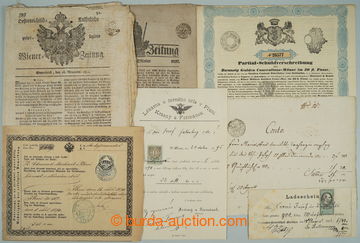 243122 - 1811-1910 [SBÍRKY]  SESTAVA DOKUMENTŮ S KOLKY / množství