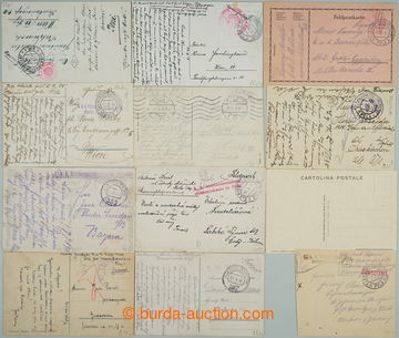 243272 - 1915-1918 SELECTION / 21 postcards and Ppc of marine FP, por