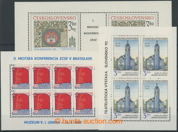 243324 - 1979-1992 SOUKROMÉ ADDITIONAL PRINTING / comp. 3 pcs of min