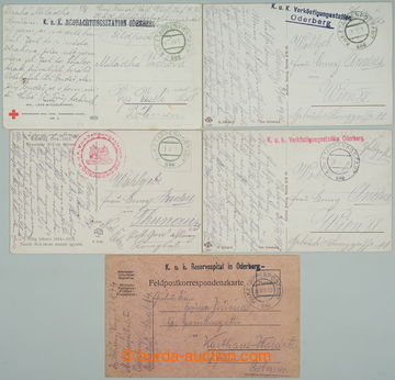 243367 - 1916-1917 FIELDPOST IN BOHEMIA / comp. of 4 Ppc and 1 card F