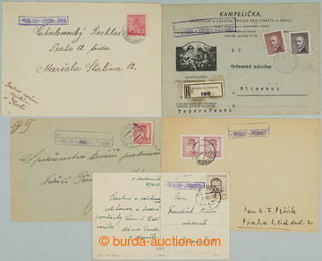 243374 - 1945-1951 SELECTION of / 5 pcs of entires (1x R) with nation