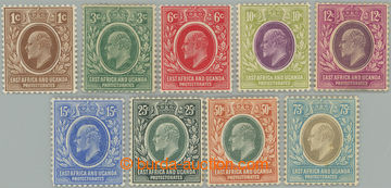 243391 - 1907-1908 SG.34-42, Edvard VII. 1C - 75C; kompletní základ