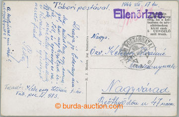 243428 - 1944 postcard Jasiňy (Kőrösmező) sent from Hungarian sol
